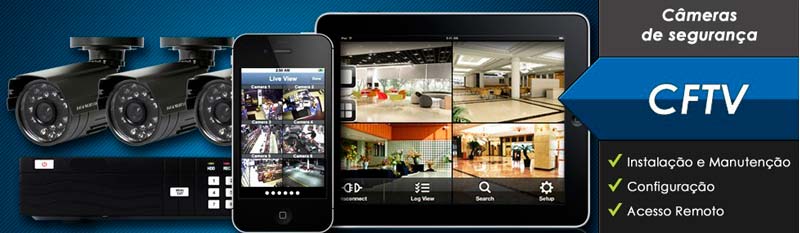 instalação de câmeras de segurança